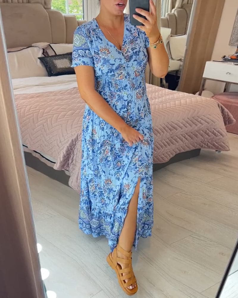Connie - Floral Maxi Dress
