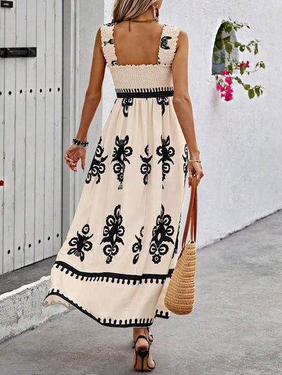 Jessamy - Trendy Square Neck Sleeveless Dress