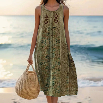 Evening Poised Dress - Flowy