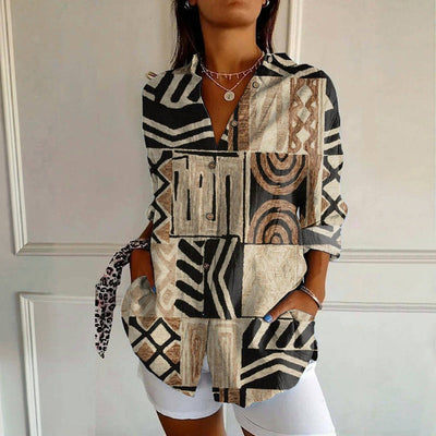 Evening Confident Blouse - Loose Fit