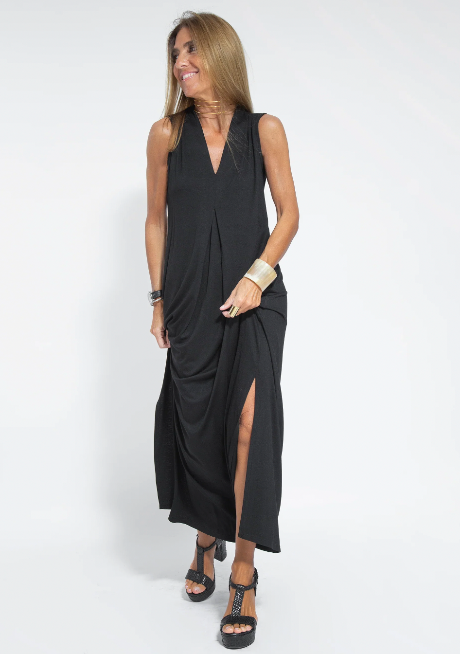 Kendall - Solid Color Summer Maxi Dress