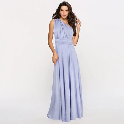 Lacie - Stylish Infinity Bridesmaid Floor-Length Dress