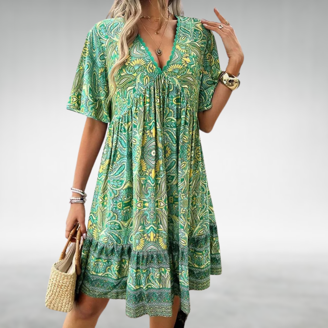 Quinley  - Boho Swing Dress