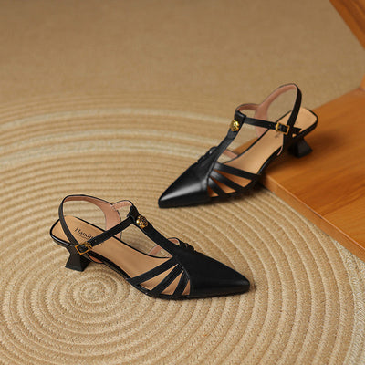 Viara Genuine Leather Heels