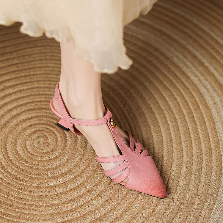 Viara Genuine Leather Heels