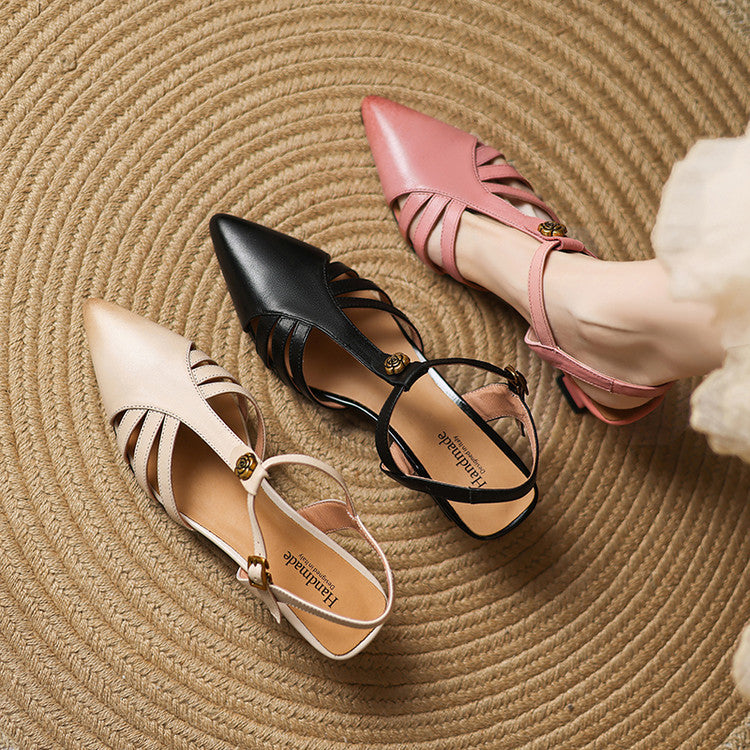 Viara Genuine Leather Heels