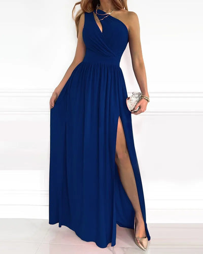Jovie - Chic Off-Shoulder Evening Dress