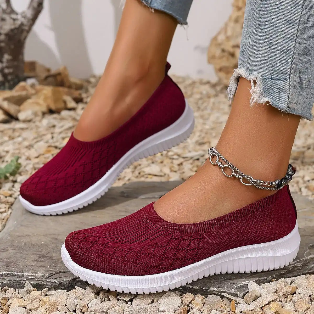 Sofina | Anti-Slip Breathable Slip-Ons
