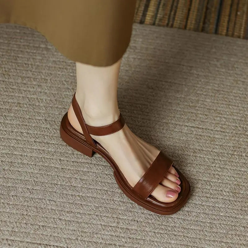 LINDY | ESLEGANT LEATHER SANDALS