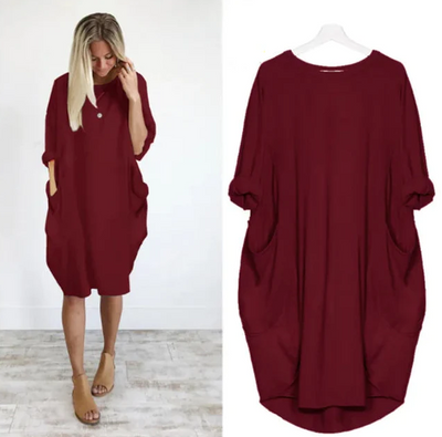 Miranda - Comfortable Tummy Covering Dress