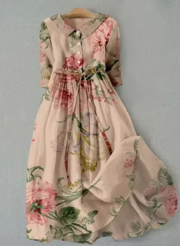 Elara™ Floral Elegance Dress