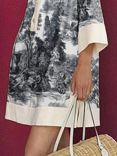 Nadia | Retro Mini Tunic Dress