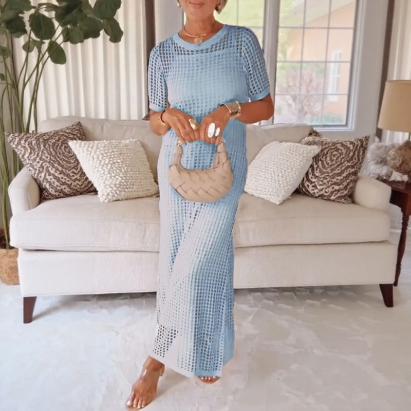 Riviera™ Set with Slip Dress + Crochet Lace Overlay / The Serene Elegance of the Mediterranean Breeze!