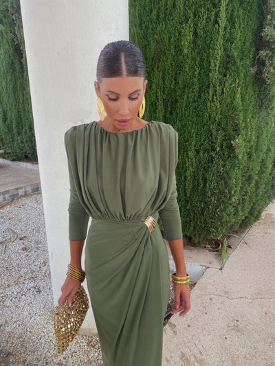 Almodovar Green Dress