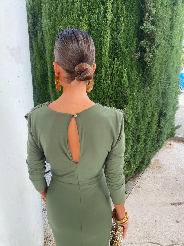 Almodovar Green Dress