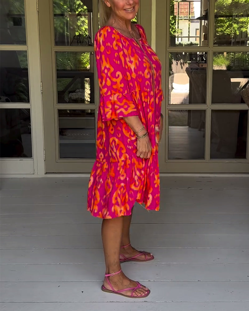 Rica - Relaxed Printed Dress