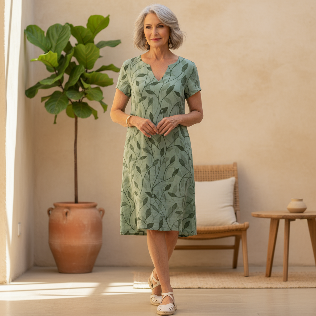 Caity - Casual Printed Dress