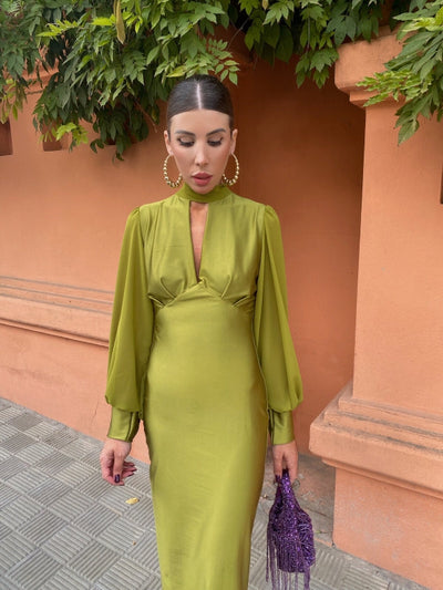 Monaco Pistachio Dress